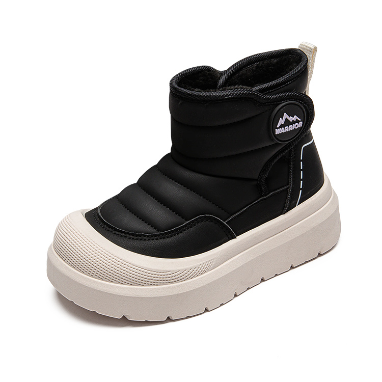 Высокие детские зимние сапоги Abrasion Resistant Waterproof Thermal Height Increasing Slip Resistant WARRIOR, коричневый — фото 4