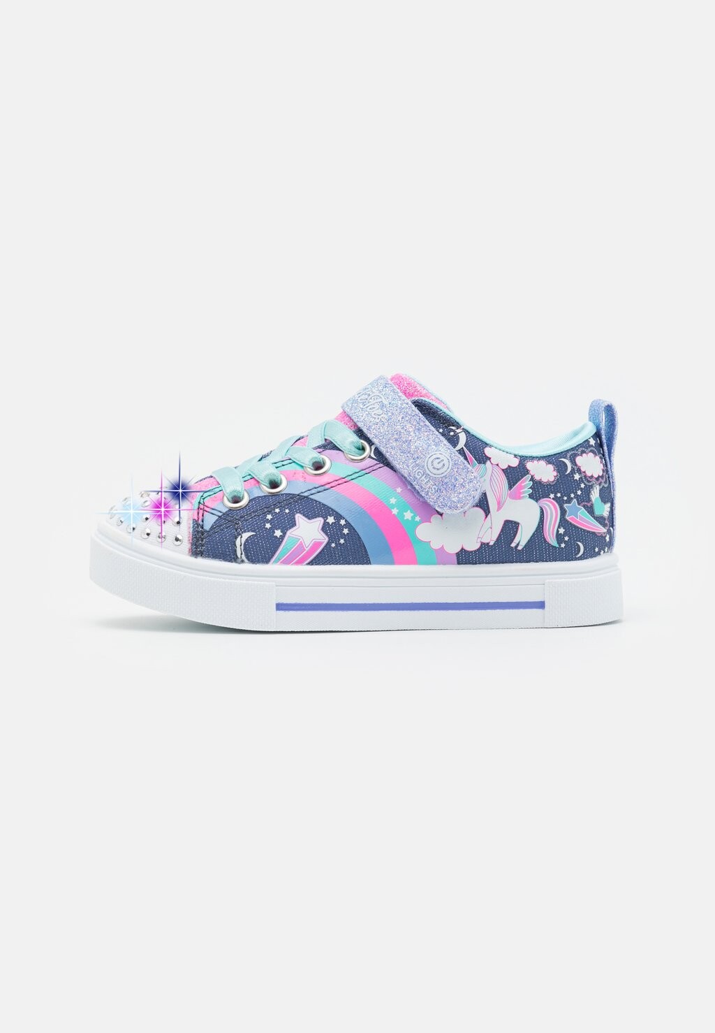 

Низкие кроссовки TWINKLE Sparks Skechers, цвет navy/multicolor