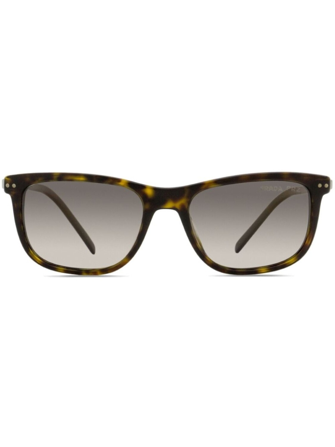 

Prada Eyewear солнцезащитные очки в квадратной оправе с логотипом, коричневый