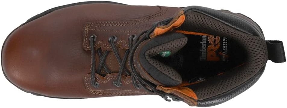 Timberland мужские рабочие ботинки Titan Ev 6 Inch Waterproof Composite Toe - коричневые, Brown/Black — фото 4