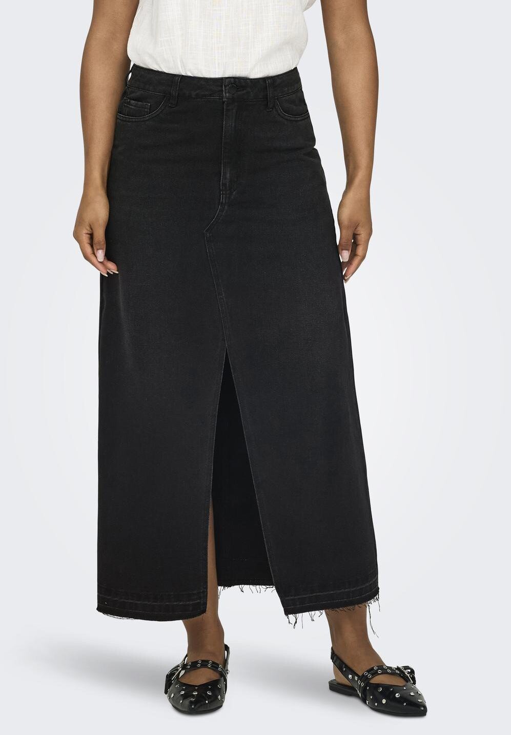 

Джинсовая юбка Jdybella Long Skirt JDY, черный деним