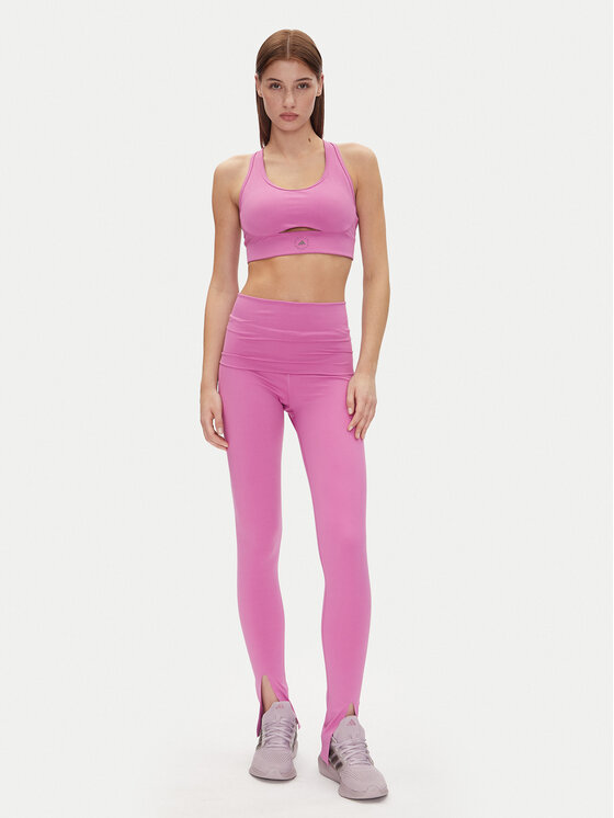 Облегающие леггинсы Stella McCartney TrueStrength JJ1629 Adidas By Stella Mccartney, розовый — фото 2