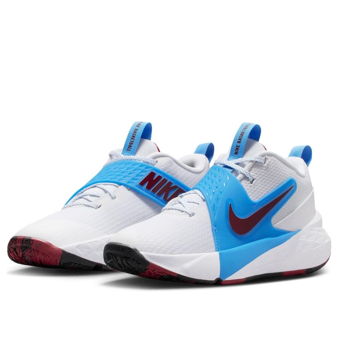 (GS) Nike Team Hustle D12 'University Blue Team Red' — фото 4