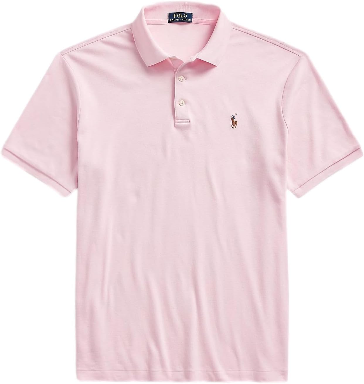 

POLO RALPH LAUREN Мужская классическая футболка-поло из мягкого хлопка, Rl Carmel Pink, Розовый, POLO RALPH LAUREN Мужская классическая футболка-поло из мягкого хлопка, Rl Carmel Pink