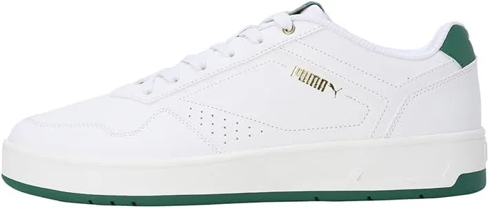 Мужские спортивные кроссовки Puma Court Classic 353780, белый/золотой — фото 2