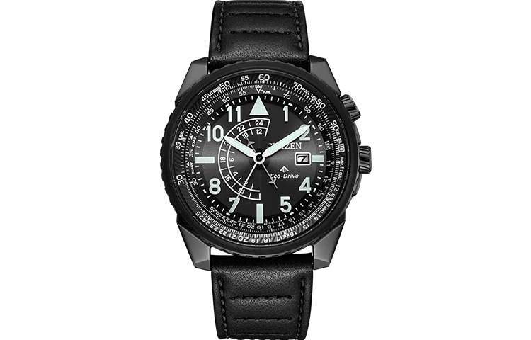 

CITIZEN Часы PROMASTER Series Solar Quartz Movement Cowhide Strap Watch Men's Watch Black Dial, Black Dial Official Supply | Five-Year Joint Warranty