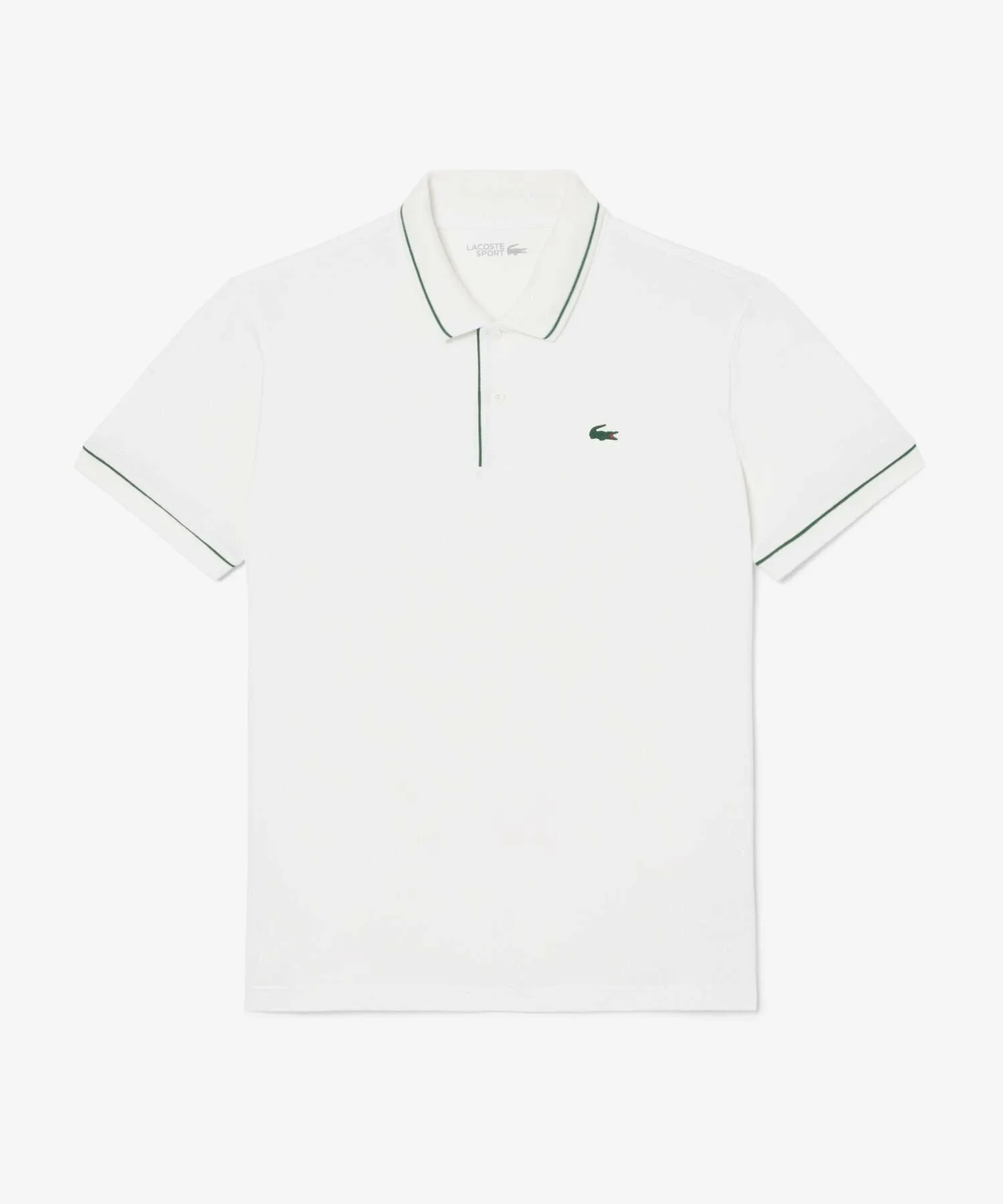 Поло-рубашка LACOSTE терморегулирующая, White — фото 4