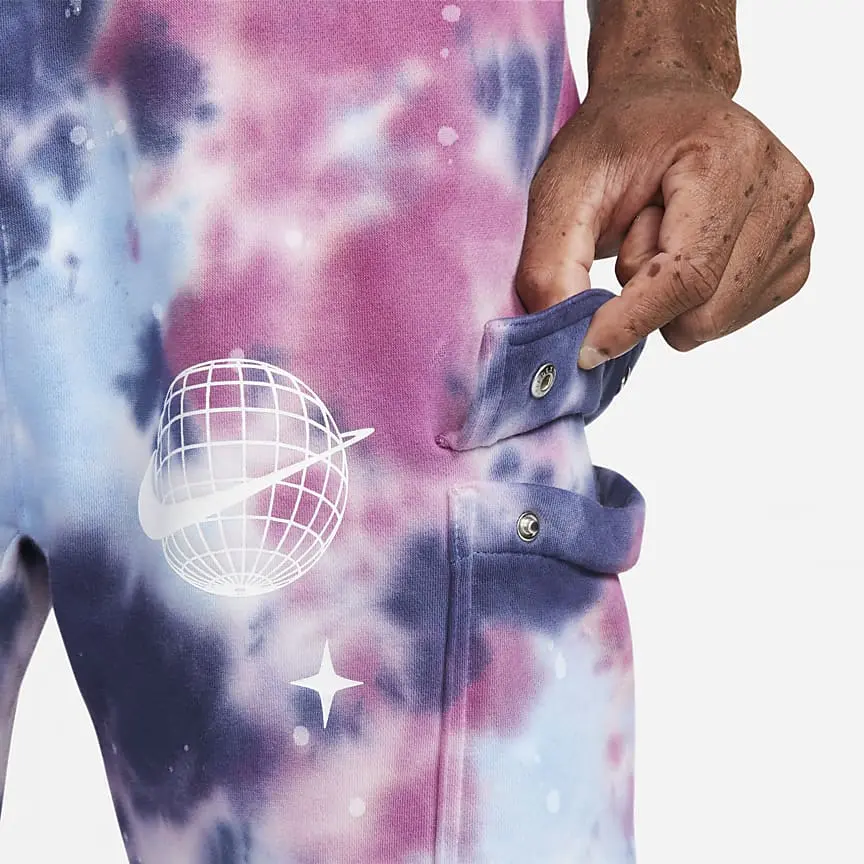 Трикотажные спортивные штаны мужские разноцветные Nike, цвет Multicolor — фото 3