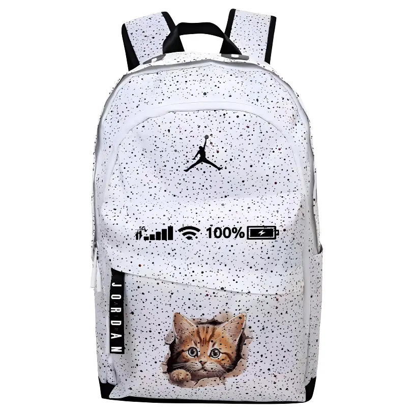 

Jordan Полиэстеровый рюкзак обычный унисекс Baby's Breath, Pet Kitten