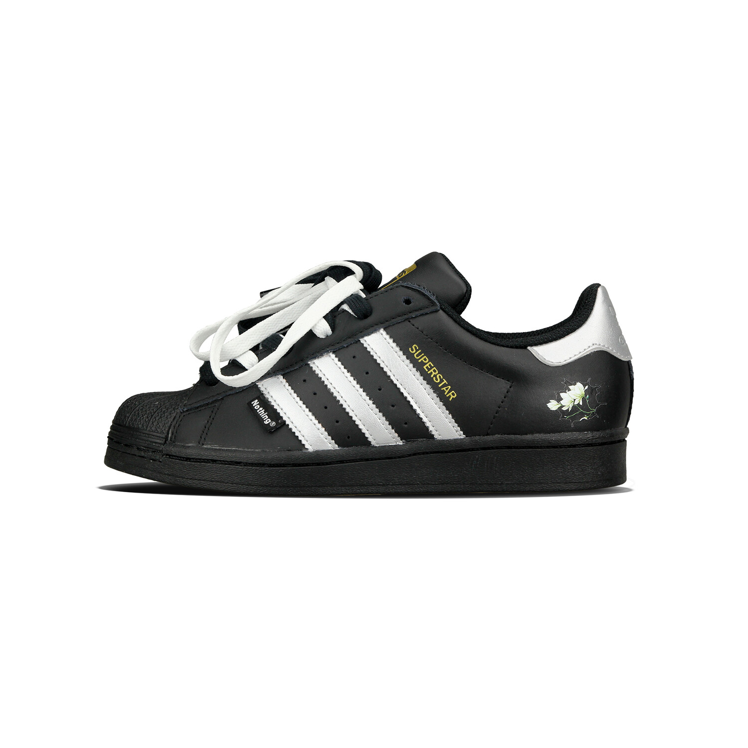 

Кроссовки adidas originals Superstar Skateboarding Shoes Unisex Low-top Black/Silver, черный/серебряный