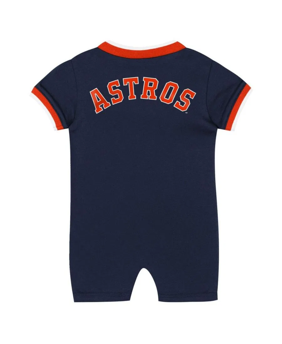 Детский комбинезон темно-синего цвета с символикой команды Houston Astros для мальчиков и девочек Outerstuff — фото 3