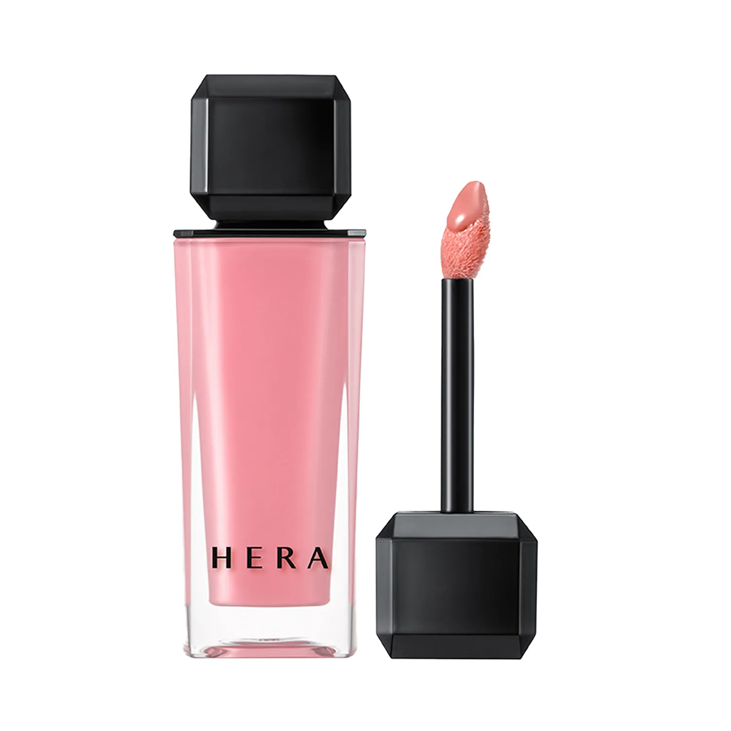 HERA Жидкая помада Korea Heyo Enchanting Nude с глянцевым финишем, легко растушевывается, увлажняет, 5 г, подарок на день рождения, 422 LINGERIE