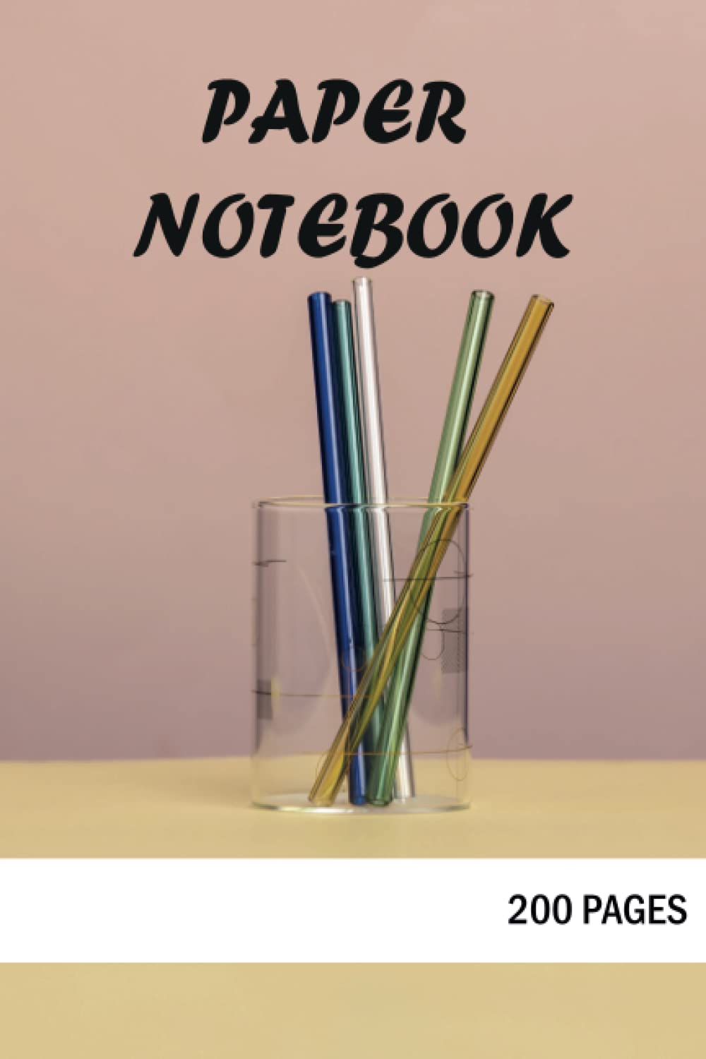 

Paper notebook modern flower 200 pages: Notebook paper journal flower office school business, 200 pages 6x9 inch (Independently published)