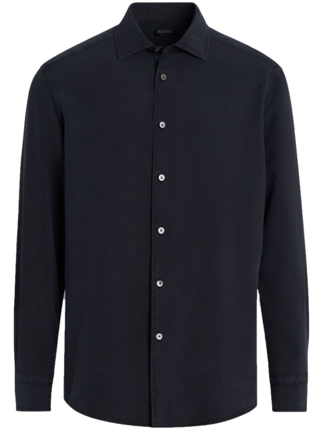 

Zegna шелковая рубашка, синий