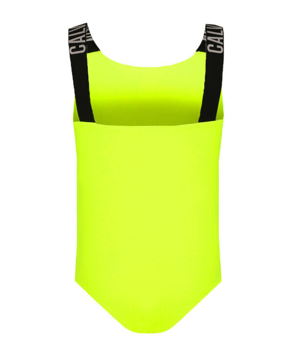 Купальник детский Calvin Klein Swimwear слитный, зеленый — фото 2