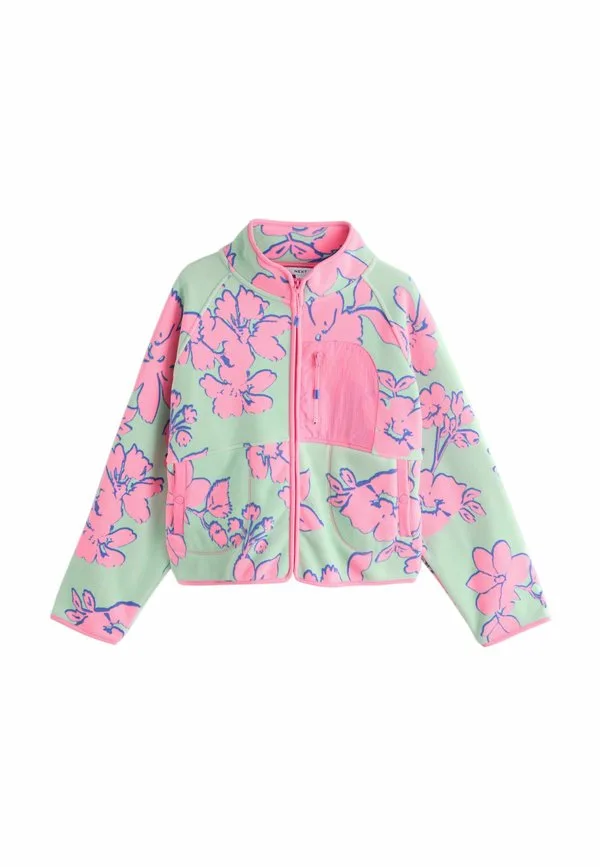 Спортивная флисовая куртка стандартного кроя на молнии Next, Floral Print