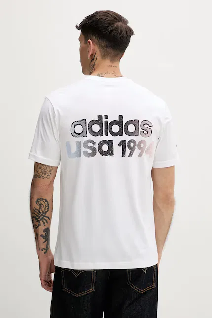 Футболка хлопковая USA 94 Adidas Originals, бежевый