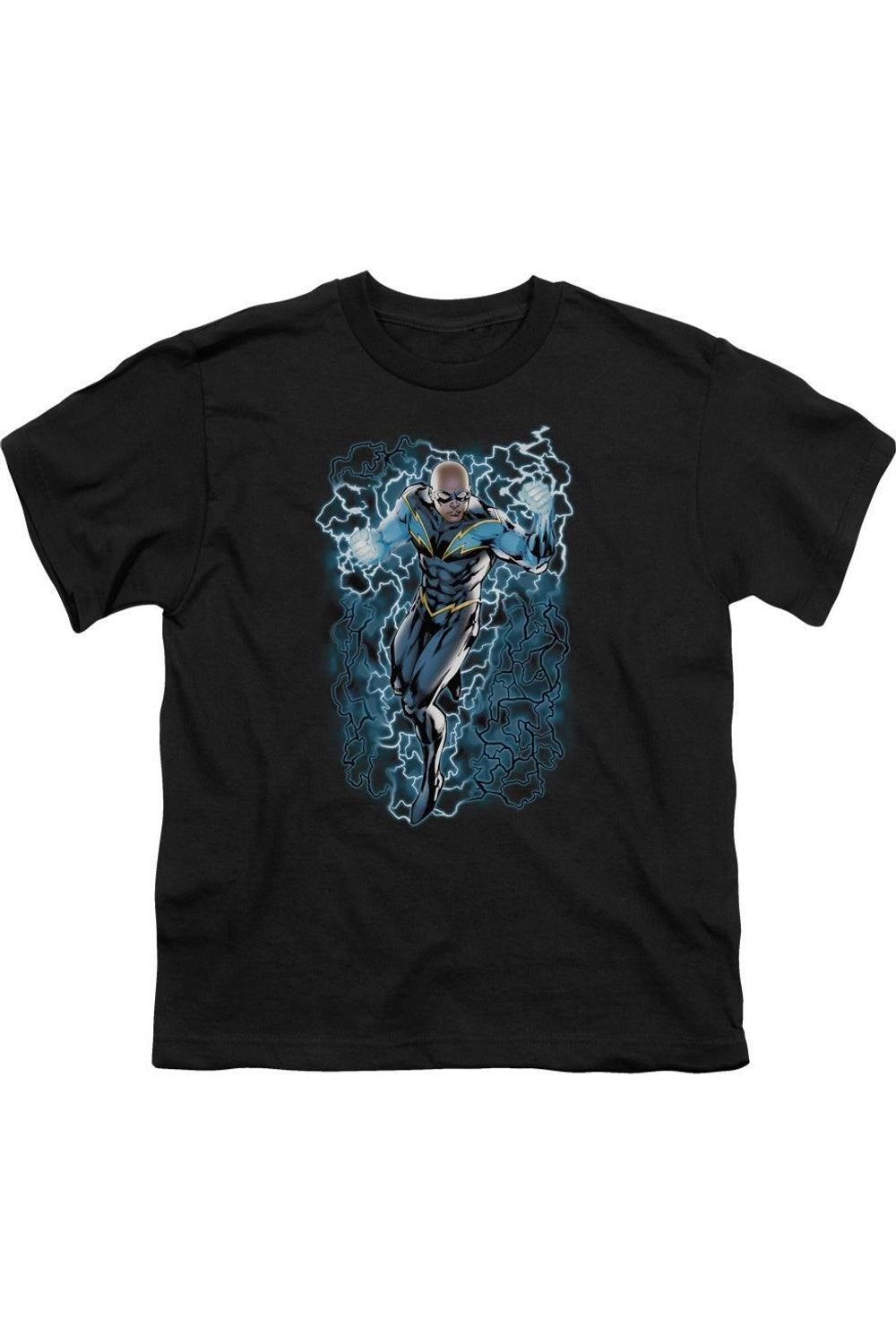 

Футболка с коротким рукавом для детей "Justice League of America" с молниями Black Lightning Gildan