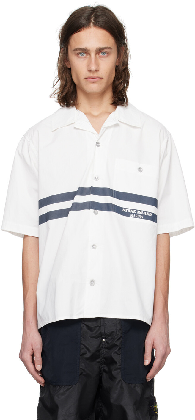 

Полосатая рубашка Stone Island