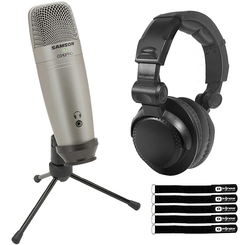 

Микрофон Samson Samson C01U Studio Podcast Recording USB Condenser Microphone Mic Kit w Stand