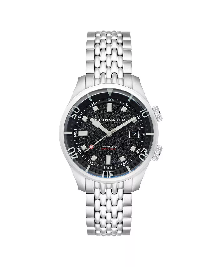 

Мужские часы Bradner с автоматическим механизмом, стальной браслет, 42 мм Spinnaker