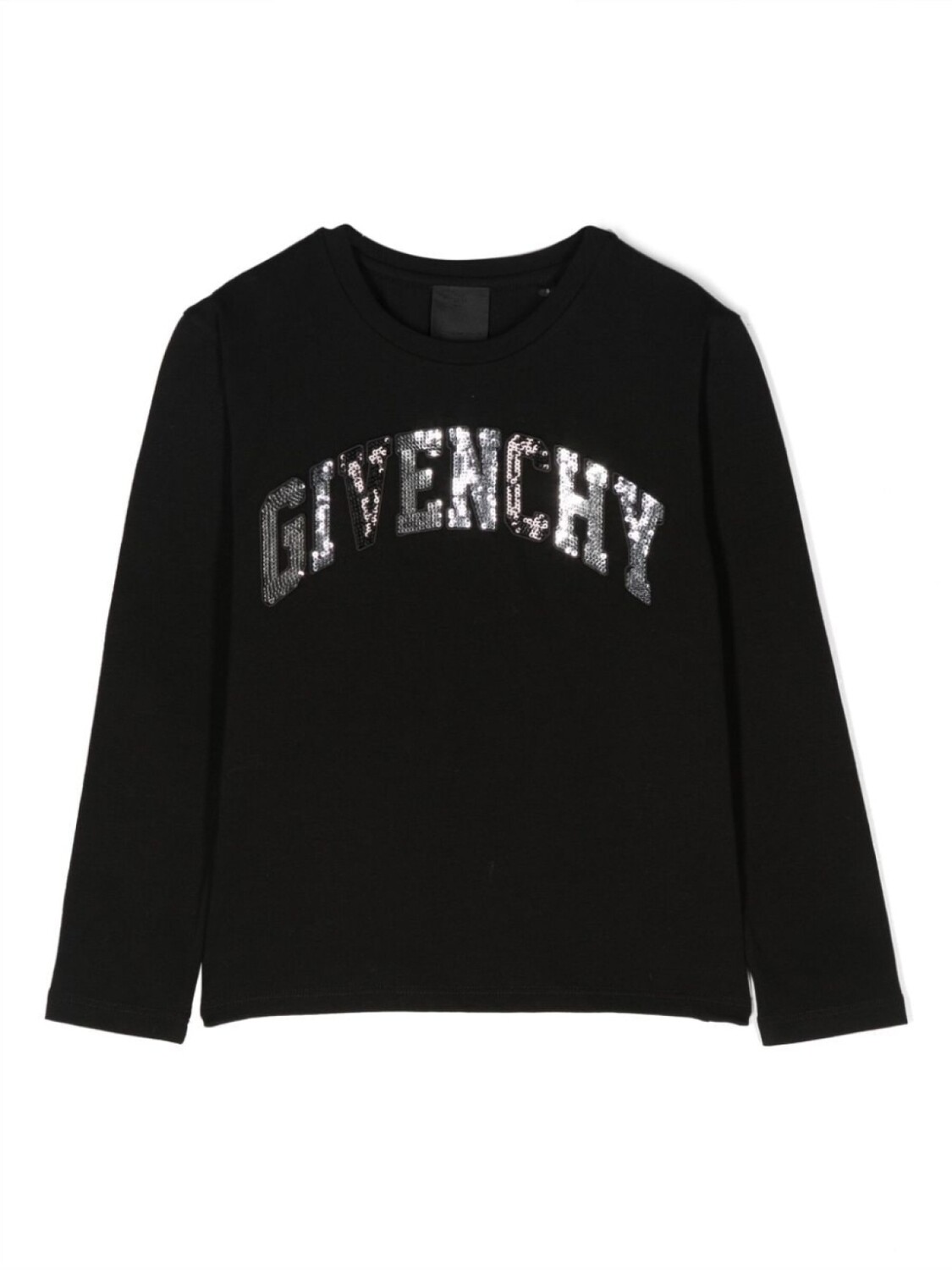 

Givenchy Kids футболка с длинными рукавами и логотипом, черный
