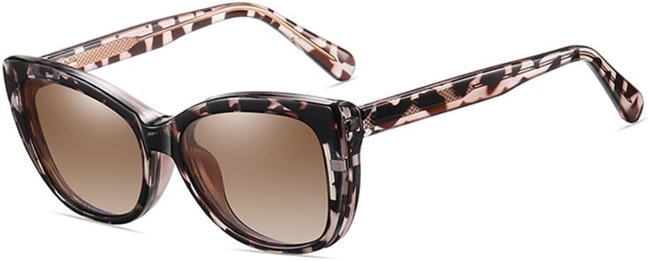 

Солнцезащитные очки-клипсы для женщин, поляризованные, с магнитной застежкой, с леопардовым принтом, для активного отдыха, защита от УФ-излучения UV400 VFDHN, Leopard With Brown