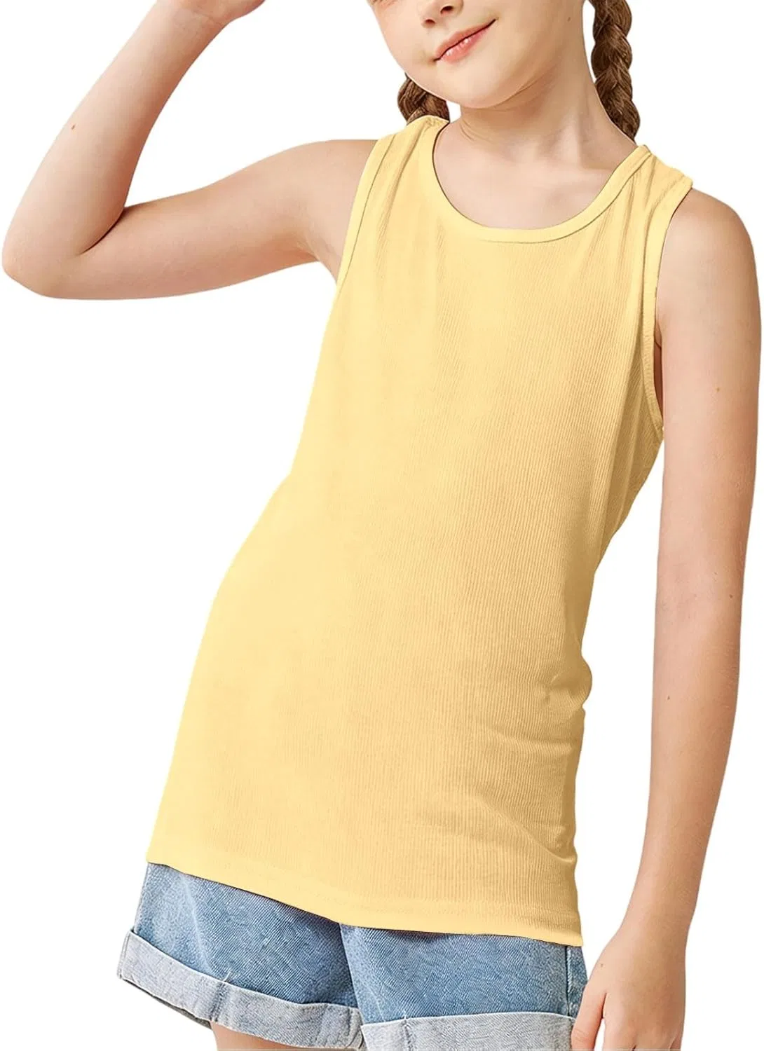 Детский танцевальный топ, Yellow