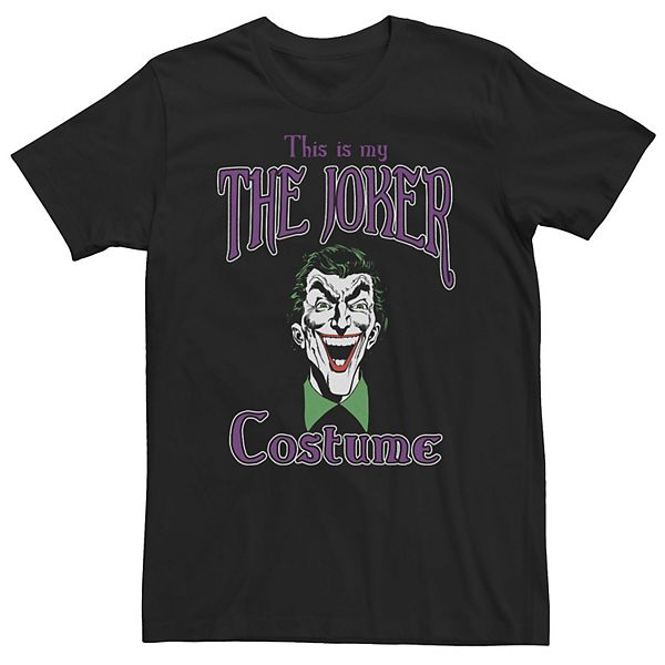 

Футболка с принтом This is my the Joker costume Big & tall DC Comics Licensed Character