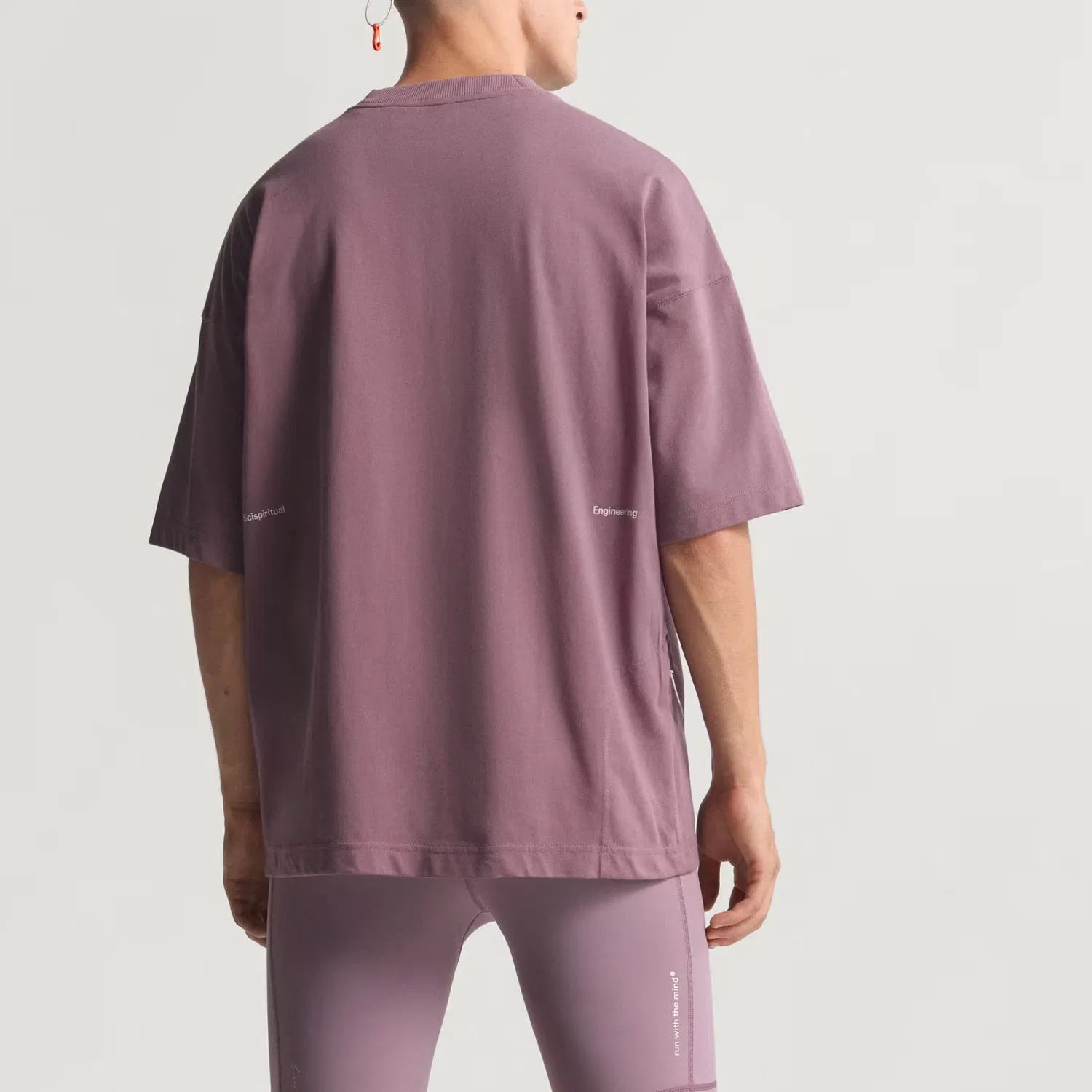 Футболка беговая x Hermanos Koumori Running T Shirt Unisex Adidas, Dark Fig Brown — фото 4