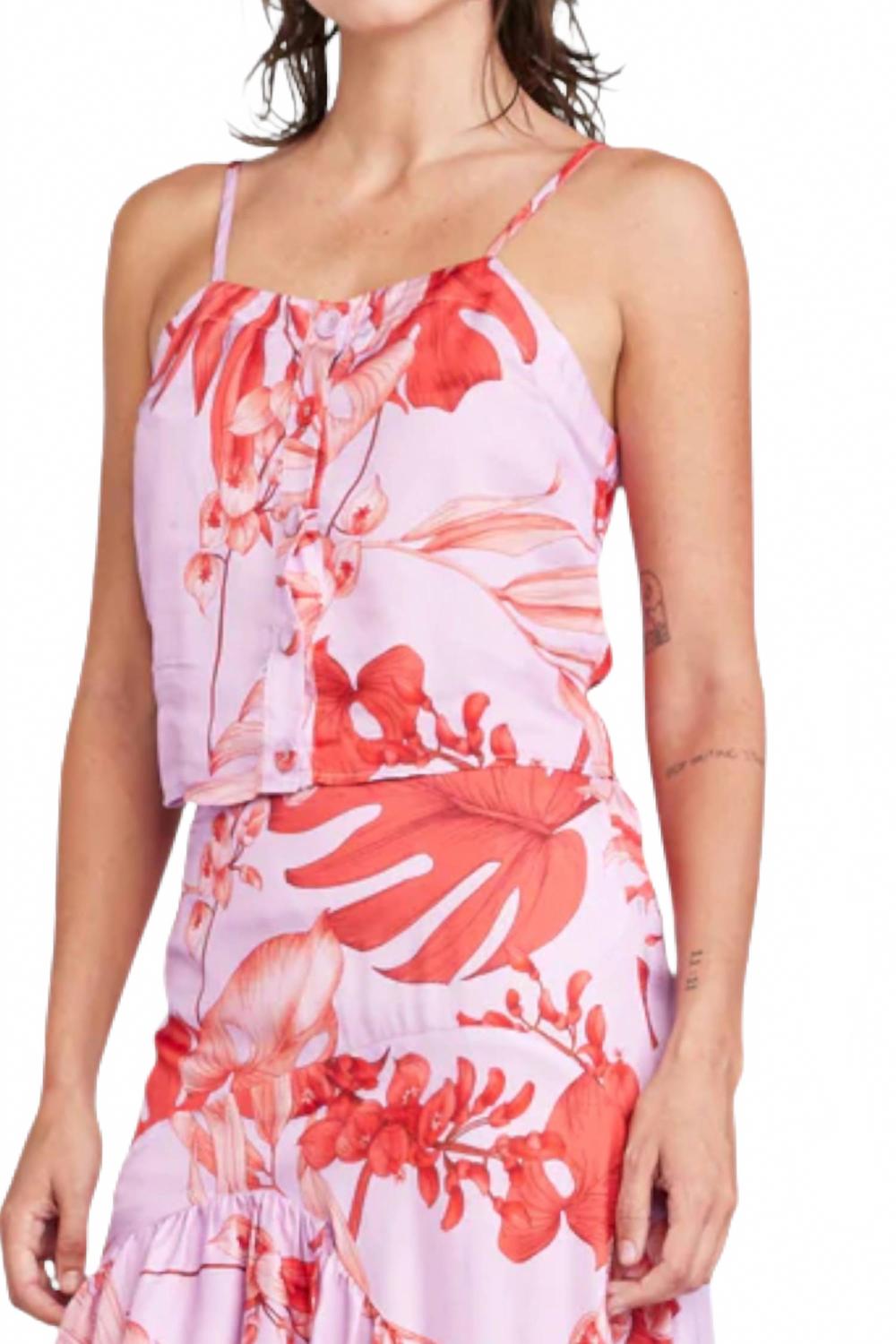 

Укороченный жилет Emerson в коралловом цвете Self Contrast, Coral Combo