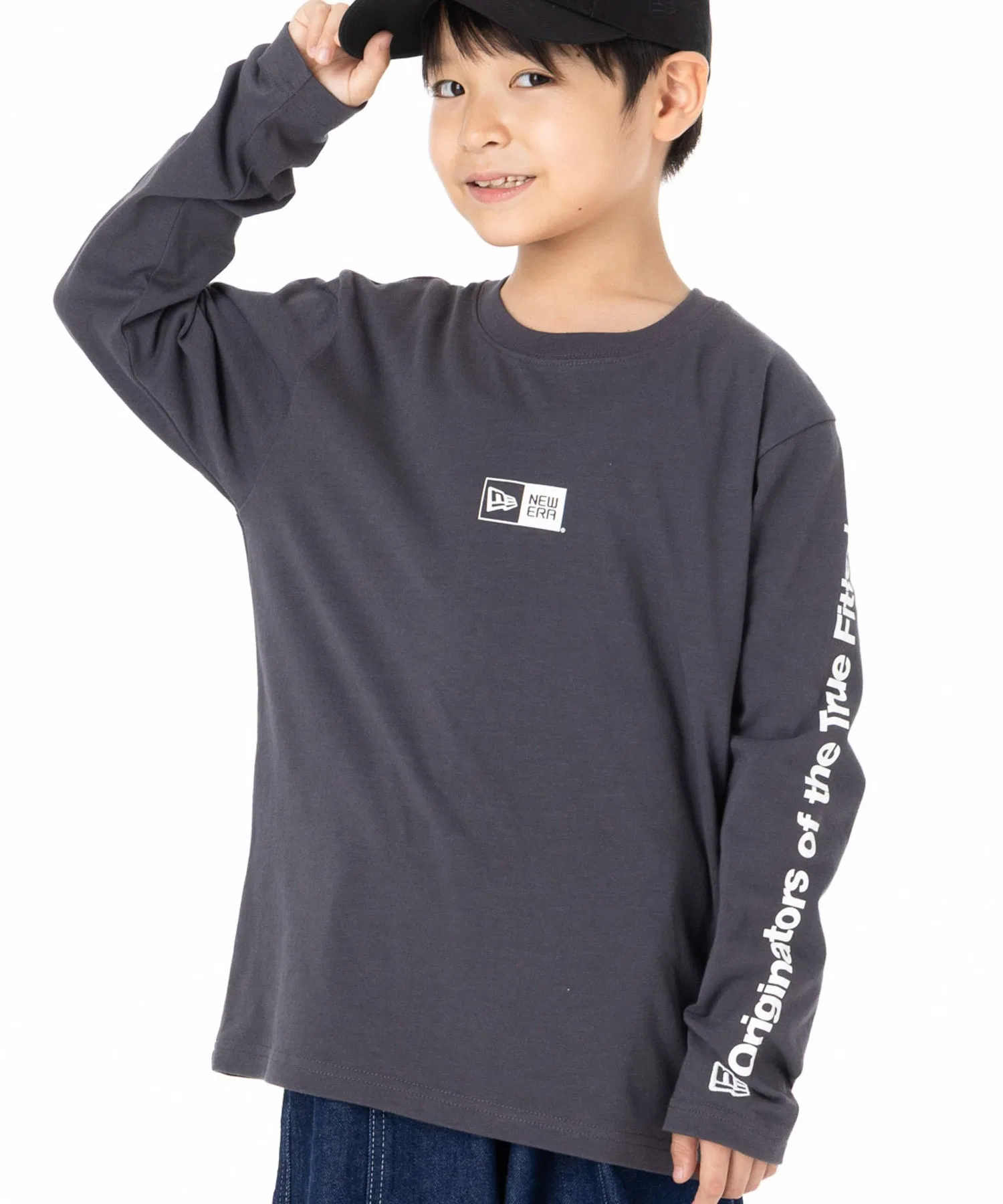 Детская футболка с длинным рукавом New Era Youth L/S Cotton Tee