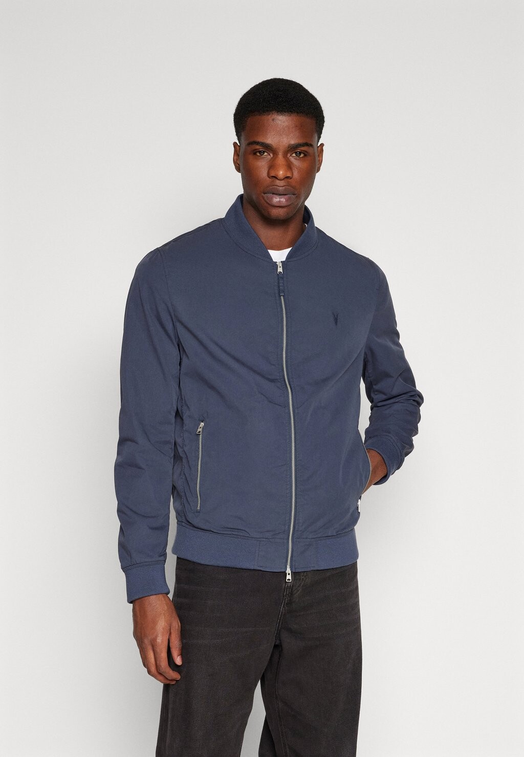 

Куртка-бомбер Bassett AllSaints, цвет command blue