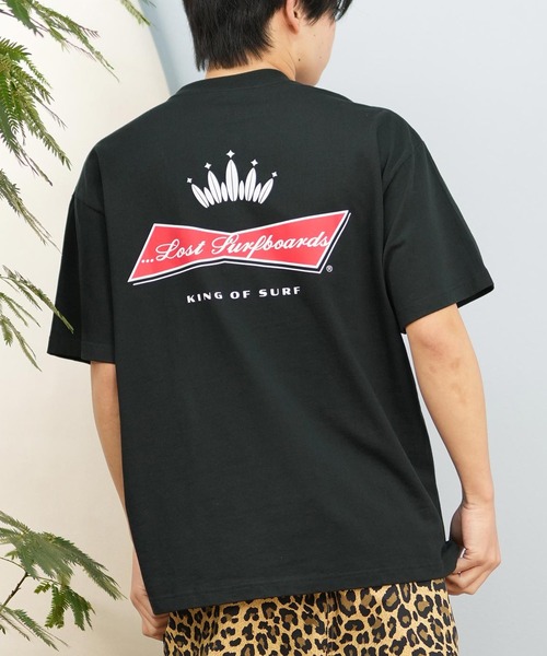 

Футболка с коротким рукавом унисекс, с принтом на спине Lost, черный