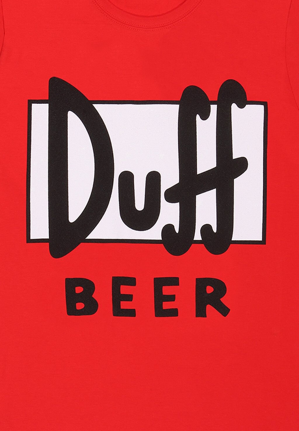 

Футболка с принтом SIMPSONS DUFF Henry Tiger, красный