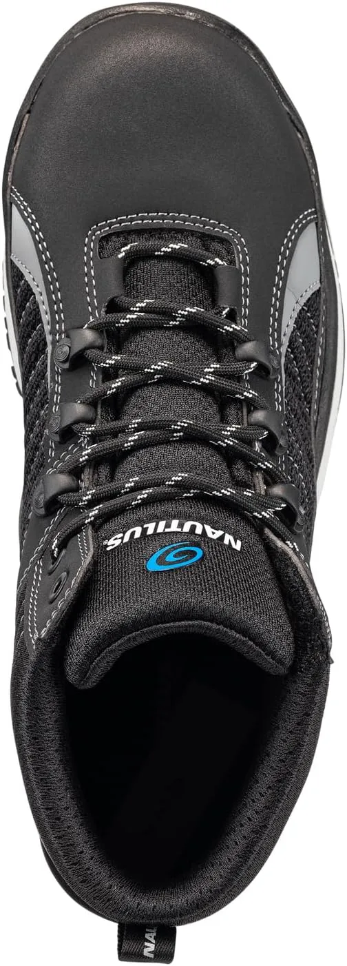 

Мужские рабочие ботинки Nautilus Urban Mid Black из искусственной кожи, черный