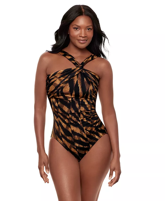 

Женский слитный купальник Raya De Safari Europa на косточках Miraclesuit, мультиколор