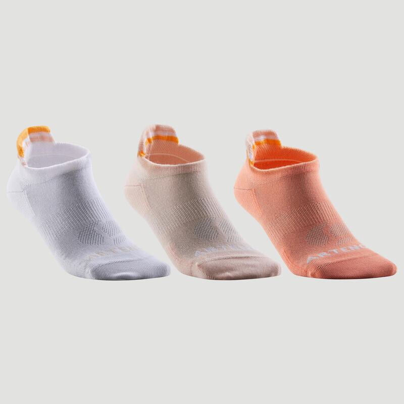 

Теннисные носки Artengo, цвет weiss/helles korallfarben/beige