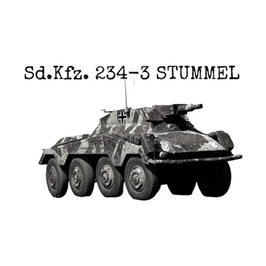 

Sd.Kfz.234-3 Штуммель, WWII Miniatures - Germany - Tanks (28mm)