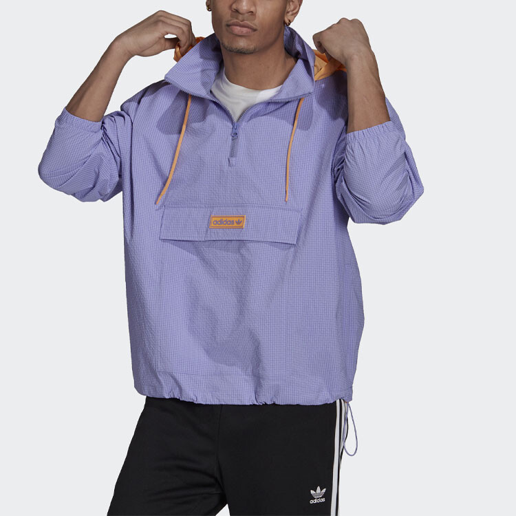 Куртка мужская светло-фиолетовая Adidas Originals, светло-фиолетовый — фото 2
