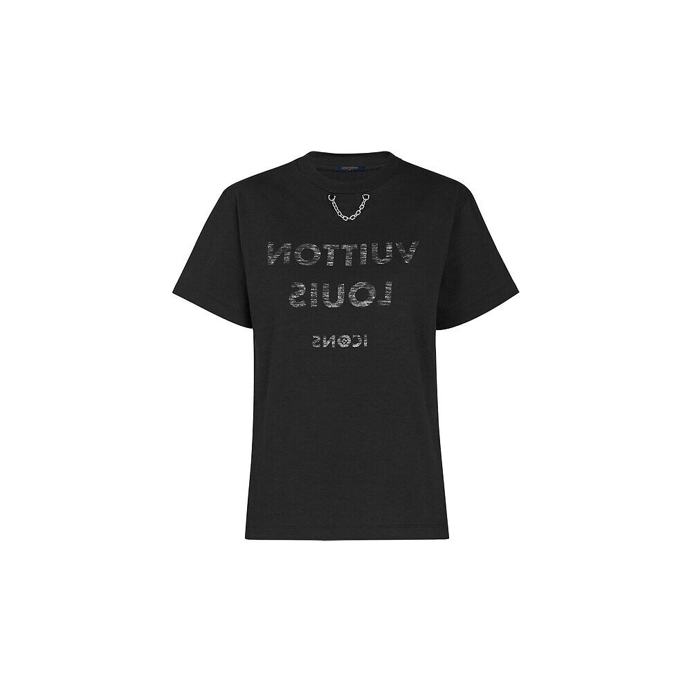 

Футболка с принтом Louis Vuitton, черный