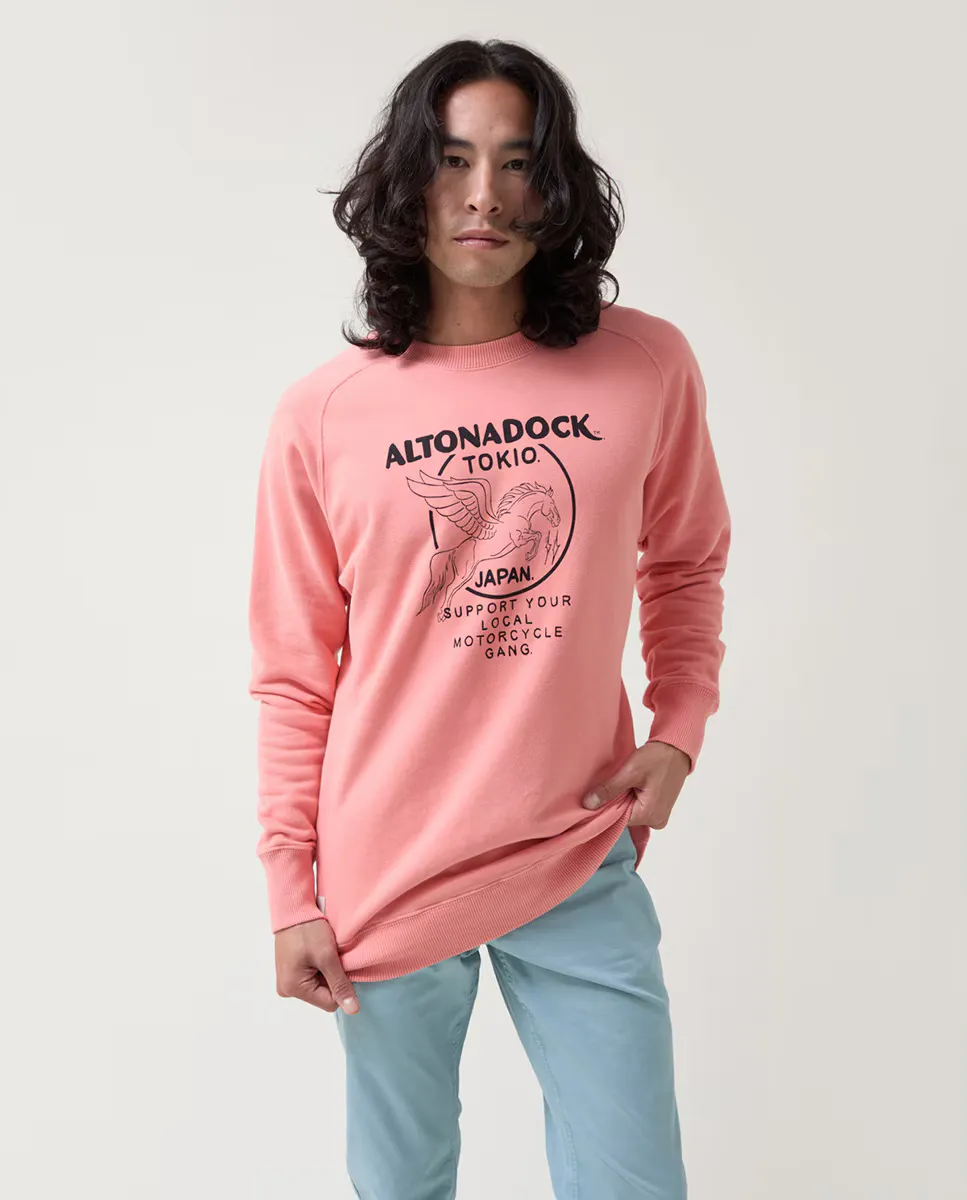 

Мужская облегающая толстовка без капюшона Altonadock, оранжевый