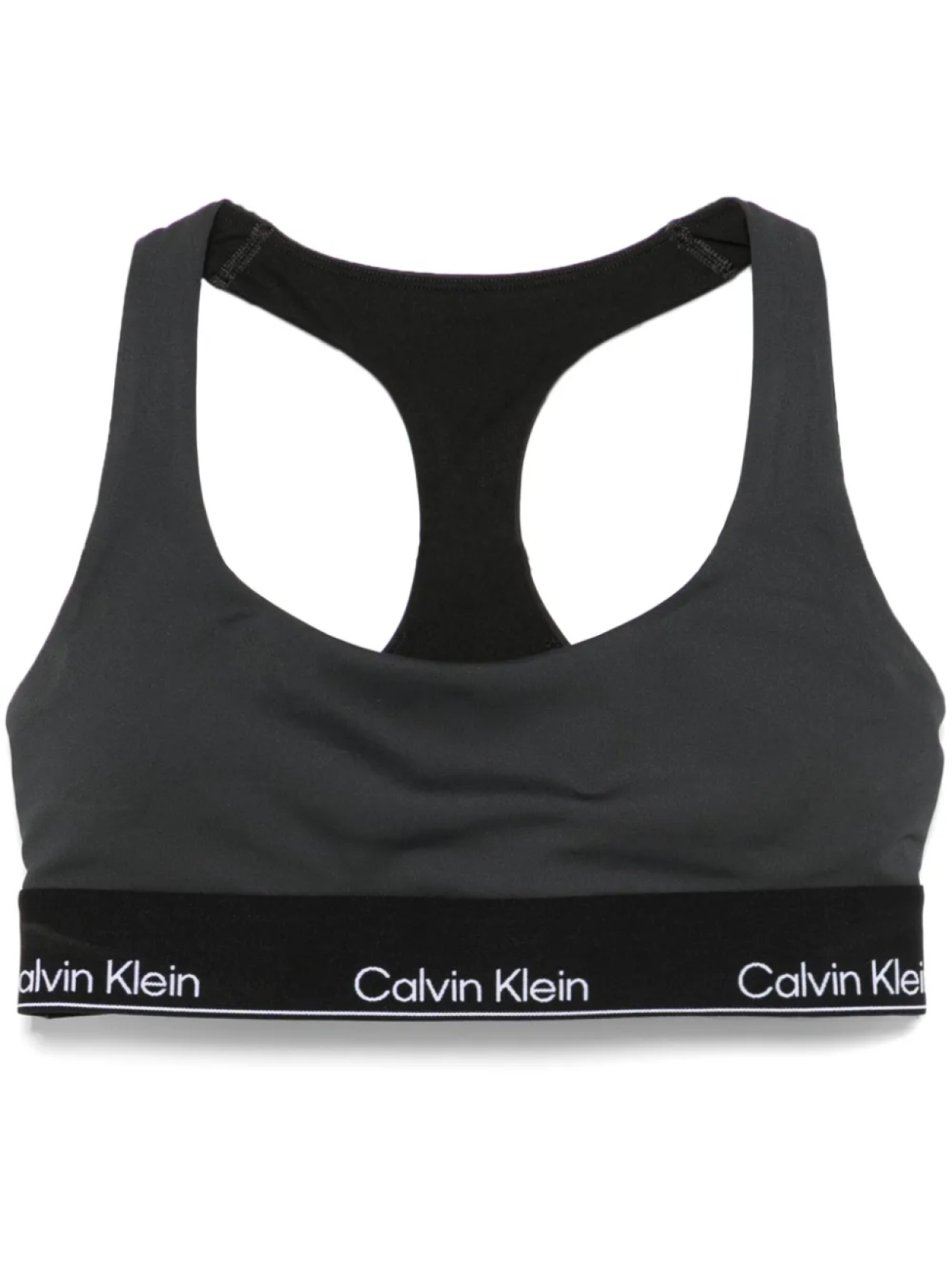 

Спортивный бюстгальтер с логотипом Calvin Klein, черный