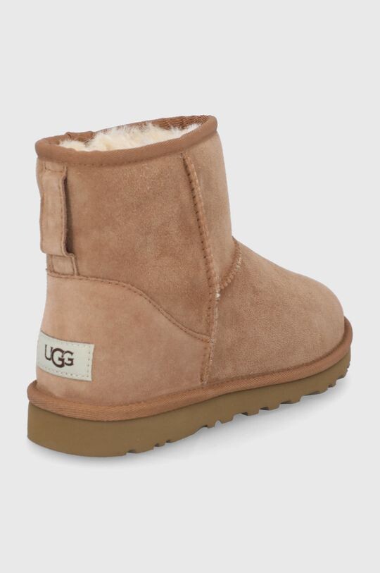 Мужские ботинки Ugg зимние замшевые, коричневый — фото 3