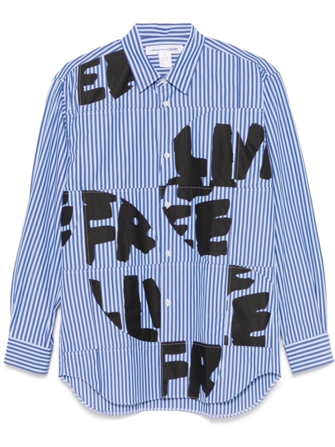 

Comme Des Garçons Shirt рубашка в полоску, синий