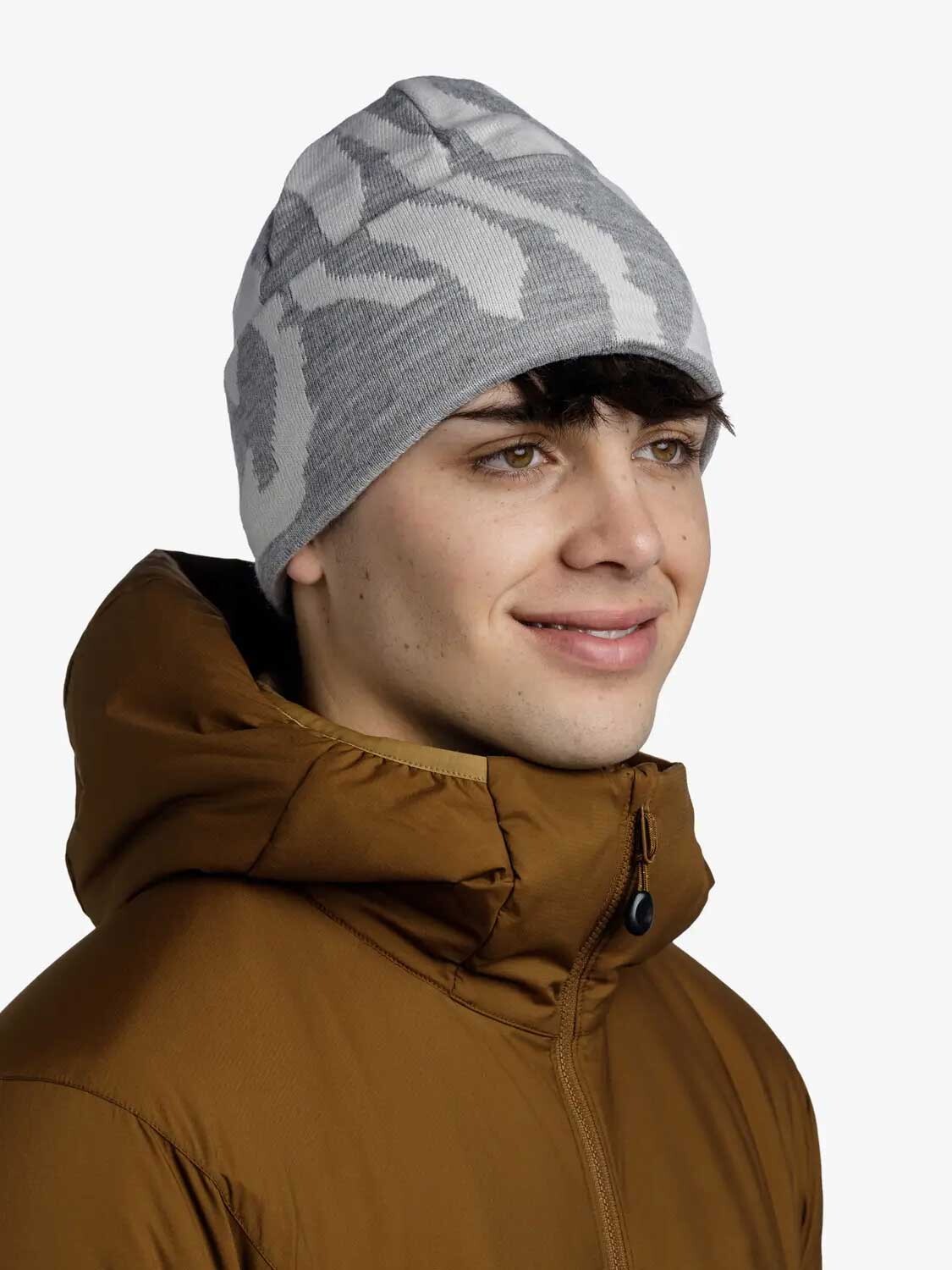 

Шапка Buff Knitted Hat, серый