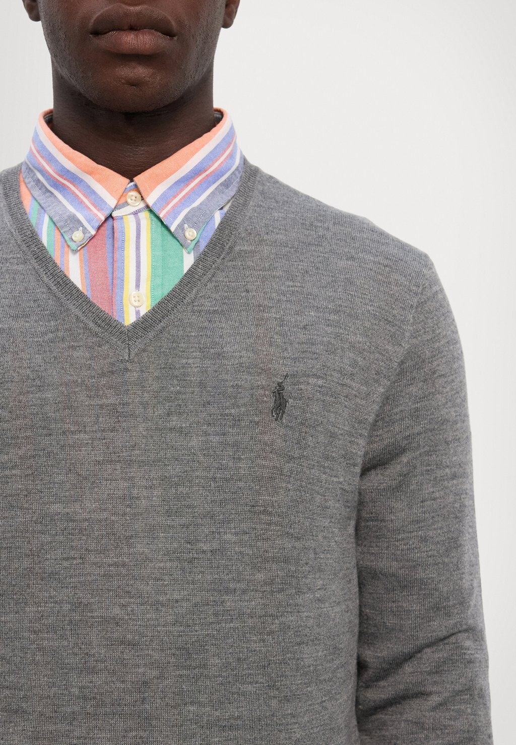 

Вязаный свитер LONG SLEEVE PULLOVER Ralph Lauren, серый