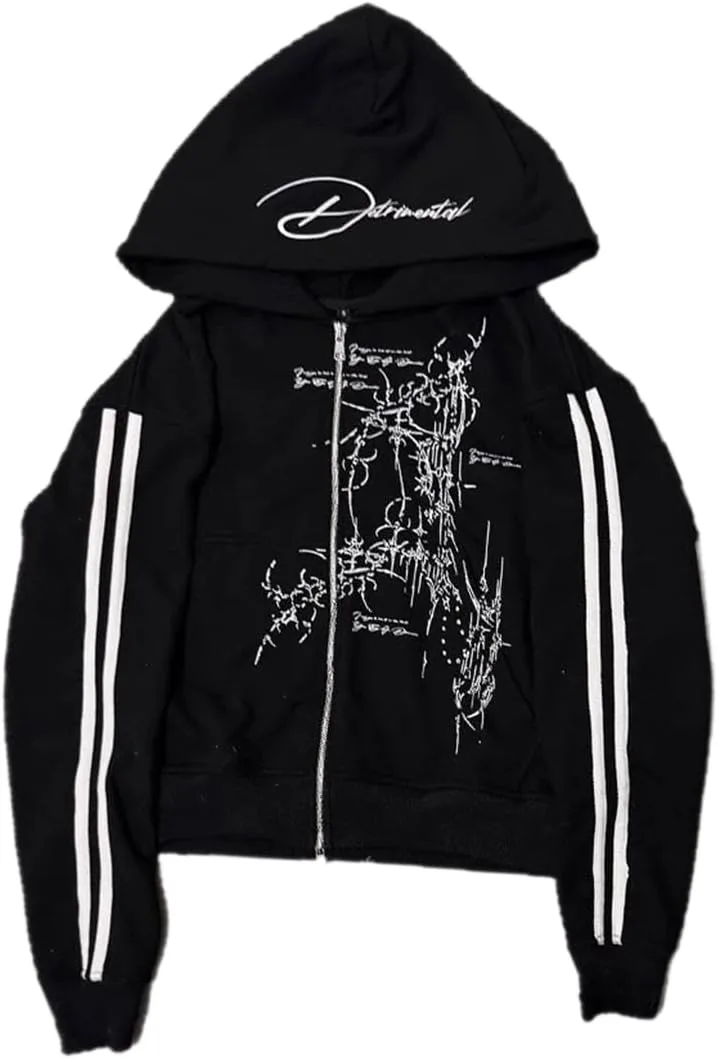 

Тиналеле Y2K оверсайз худи на молнии Tinalele