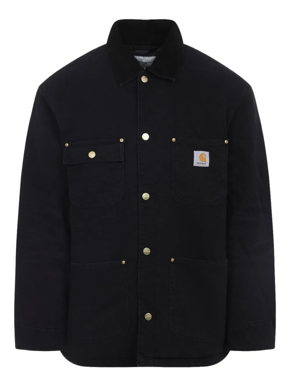

Хлопковая куртка Клэптон CARHARTT WIP, черный