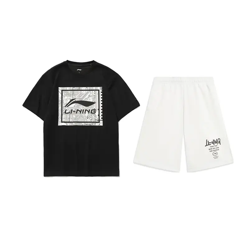 

LINING Повседневная спортивная одежда унисекс black+white